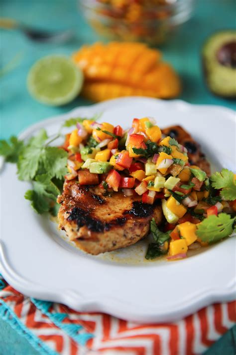 Healthy, fast, easy, zero cleanup, perfect for backyard barbecues or easy weeknight dinners!! Marinated Grilled Chicken w/ Mango Salsa (+ new cooking ...