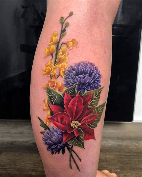 Top 53 Best Aster Flower Tattoo Ideas 2021 Inspiration Guide