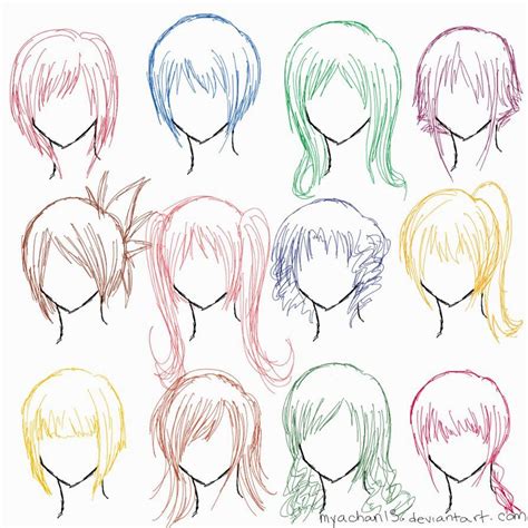 Anime Best Girls Hairstyles Anime Girl