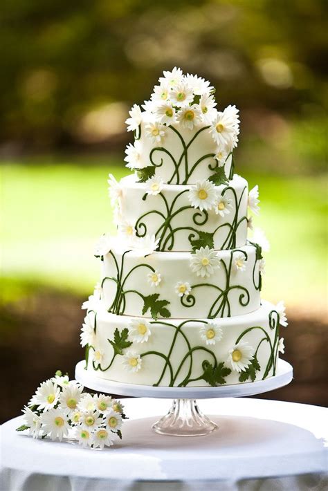 Img Daisy Wedding Cakes Spring Wedding Cake Daisy Cakes