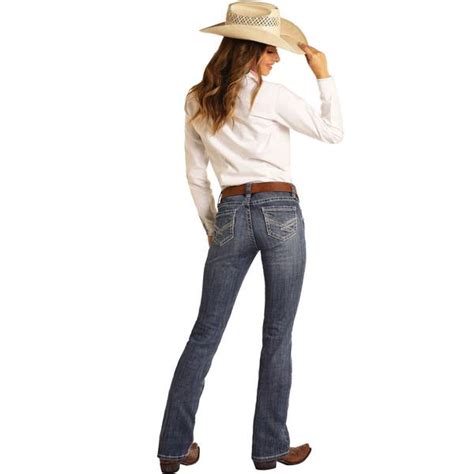 Mid Rise Riding Bootcut Extra Stretch Jeans Westernbutikken Westernbutikkenno