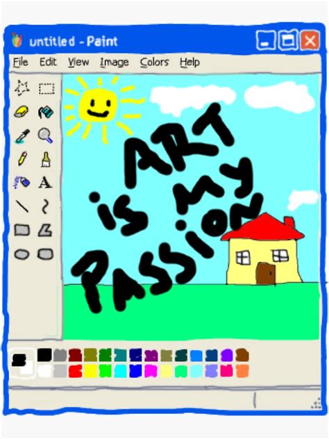 art is my passion sticker for sale by kanna istvar redbubble