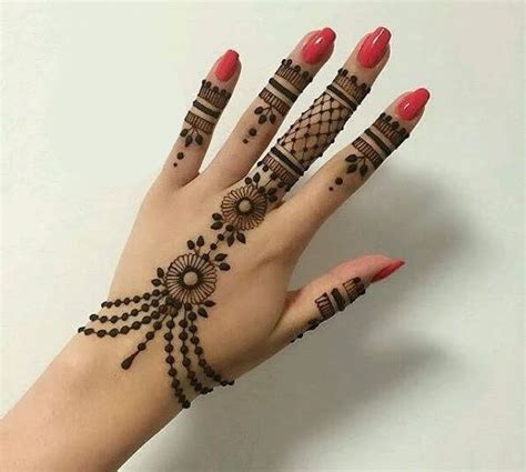 Backhand Simple Mehndi Designs 2024 Finetoshine