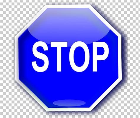 Stop Sign Png Clipart Area Blue Brand Cdr Circle Free Png Download
