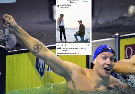 Meghan Haila Posts Picture Of Happy Moment Caeleb Dressel Popped The