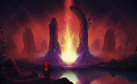 The Portal By Shahabalizadeh On Deviantart Fantasy Art Landscape