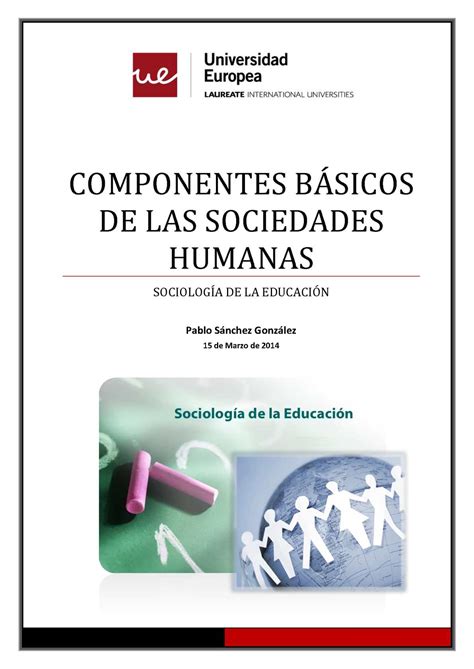 Calaméo Los 5 Componentes BÁsicos De La Sociedades Humanas Sánchez