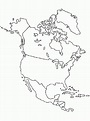 North America Map In World Map Coloring Page - Free & Printable ...