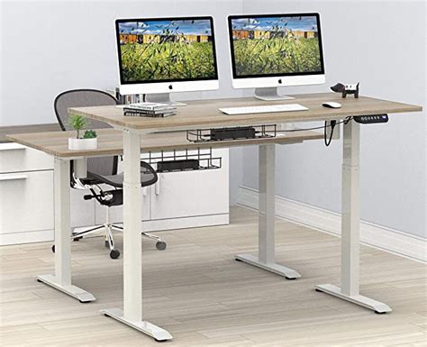 Shw Home Office 55 Inch Large Computer Desk Veneerrepair