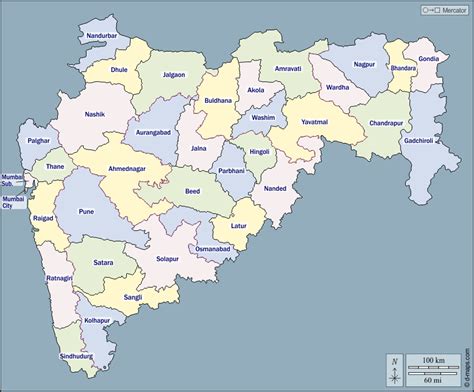 Maharashtra Free Map Free Blank Map Free Outline Map Free Base Map