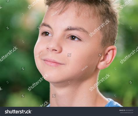 Close Portrait Cute Teen Boy 1214 Stock Photo 453308797 Shutterstock
