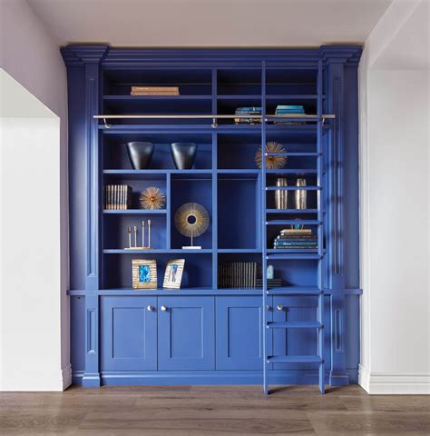 Blue Library Neville Johnson Blue Furniture Fitted Furniture