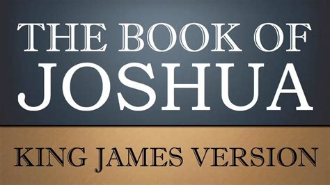 The key personalities are joshua, rahab, achan, phinehas, and eleazar. Book of Joshua - Chapter 2 - KJV Audio Bible - YouTube