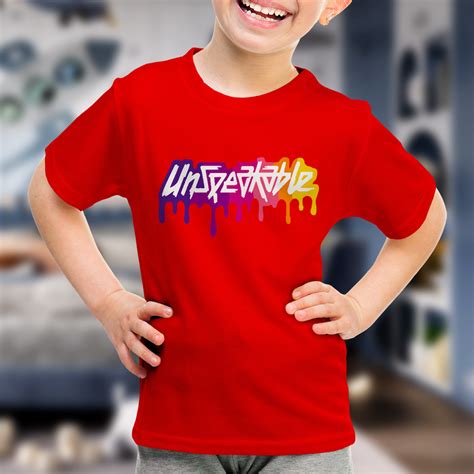 Unspeakable Logo T Shirt For Kids Unspeakable Fashion Youth Funny Tee