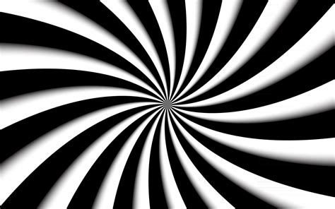 Black And White Spiral Background Swirling Radial Pattern Abstract