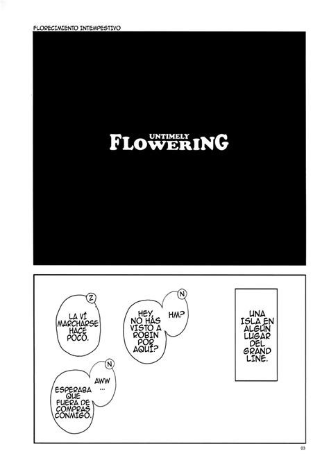 Untimely Flowering One Piece Ver Comics Porno XXX en Español