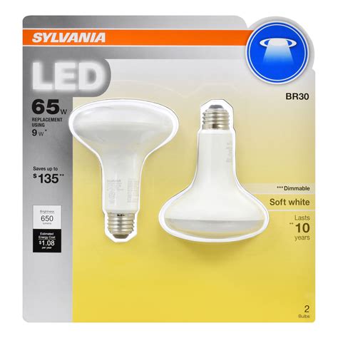 Sylvania Br30 65w Energy Saving Soft White 2700k Led Flood Light Bulb
