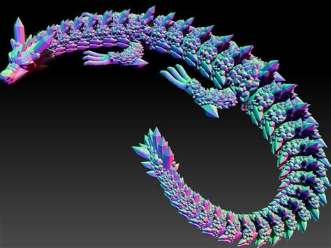 3d Printable Articulated Dragon