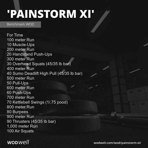 Painstorm Xi Workout Classic Benchmark Wod Wodwell