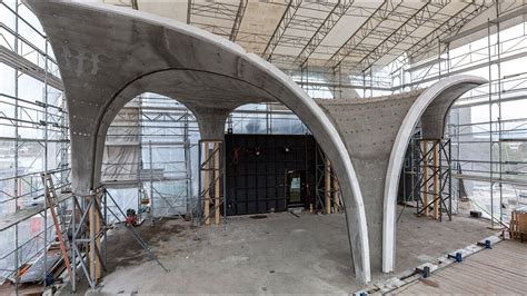 Doubly Curved Concrete Roof Complete Eth Zurich