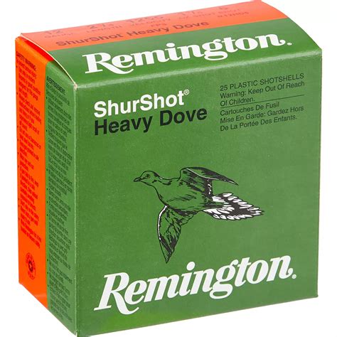 Remington 12 Gauge Shurshot Heavy Dove 6 Shotshells 25 Rounds Academy