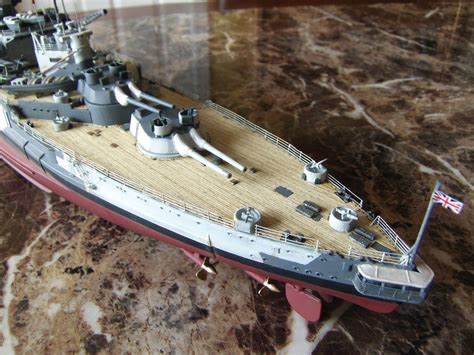Queen Elizabeth Class Hms Warspite Plastic Model Battleship Kit