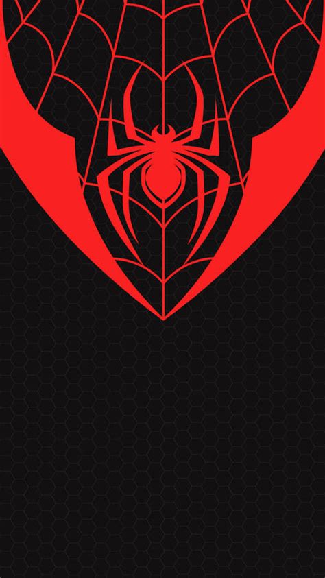 Download Spider Man Miles Morales Emblem Wallpaper