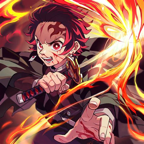 ¡oye 44 Listas De Demon Slayer Wallpaper Tanjiro Fire And Water