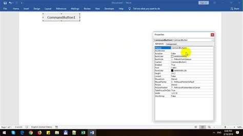 Enable The Developer Tab In Word 2019 Youtube