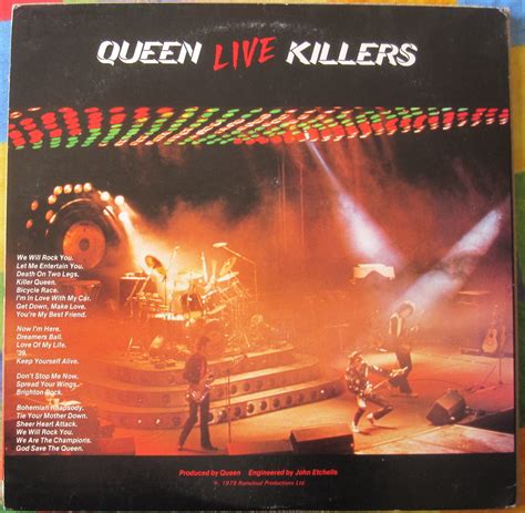 Totally Vinyl Records Queen Live Killers Coloured Vinyl Lp