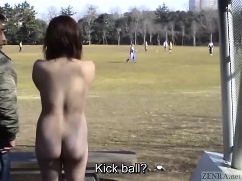subtitled japanese public nudity peeing and then soccer game xhamster