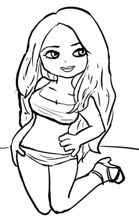 Drawing Tutorial Draw A Cute Girl In Bikini Drawing Talk