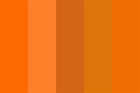 Orange Shades Color Palette