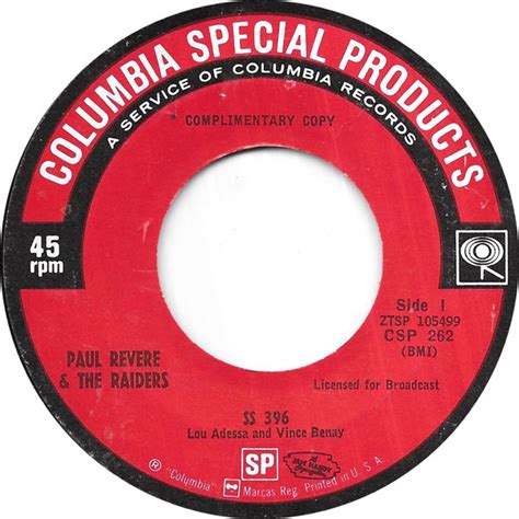 Paul Revere And The Raiders Ss 396 Corvair Baby Discogs