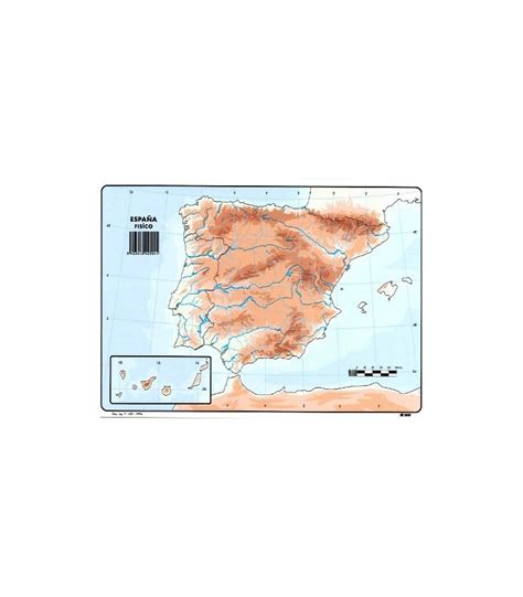 Lista 104 Foto Mapa Fisico Mudo De España Para Imprimir En A4 Cena Hermosa