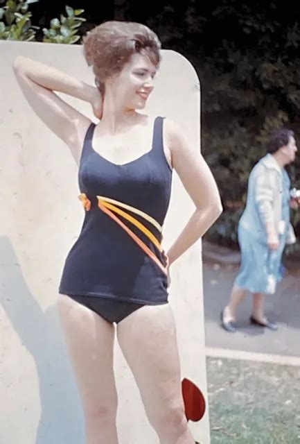 1960s Original Color Cheesecake Kodachrome 35mm Slide Sexy Woman Bikini Dress 500 Picclick