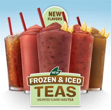Sonic Adds New Frozen Teas To The Menu Brand Eating