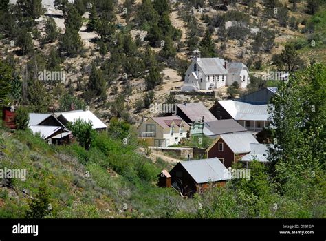 The Historic Mining Town Of Silver City Idaho Stock Photo Alamy