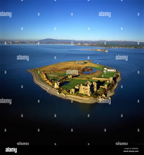 Aerial Image Of Piel Castle Piel Island Furness Peninsula Barrow In