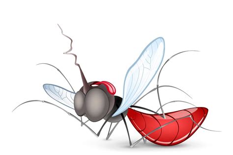 Mosquito Dead Cartoon 7773021 Vector Art At Vecteezy