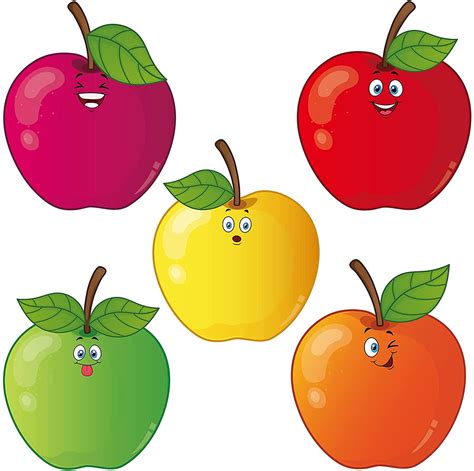 45 Pieces Colorful Fruits Cut Outs Fruit Accents Paper Cutouts Fruit
