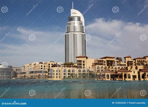Burj Lake In Dubai Uae Editorial Photo 182494263