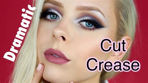 Dramatic Cut Crease Makeup Tutorial Cosmobyhaley Youtube