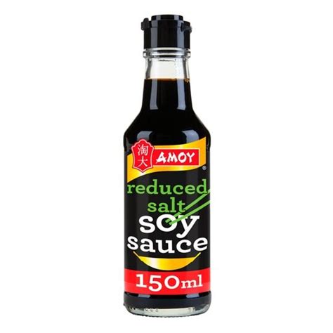 Amoy Reduced Salt Soy Sauce 150ml Tesco Groceries
