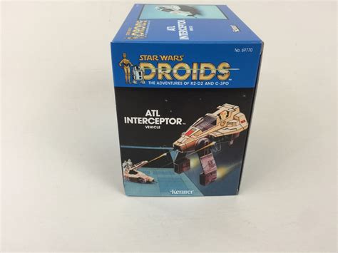 Vintage Star Wars Droids Atl Interceptor Box And Inserts Replicator