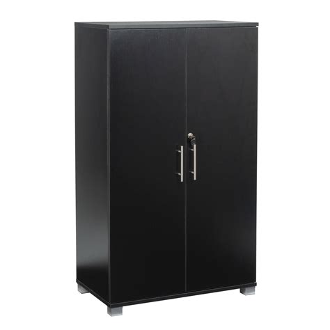 Sd Iv04 Black 2 Door Storage Cabinet Locking Doors 1200mm