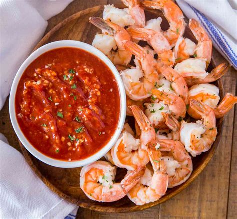 There is so much flavor going on here: Shrimp Cocktail - Dinner, then Dessert