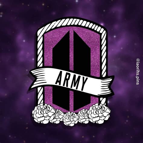 Oppa korea bts kpop army sticker by tumblr imagenes tumblr. BTS enamel Pin - BTS x ARMY LOGO (2/2) (With images ...