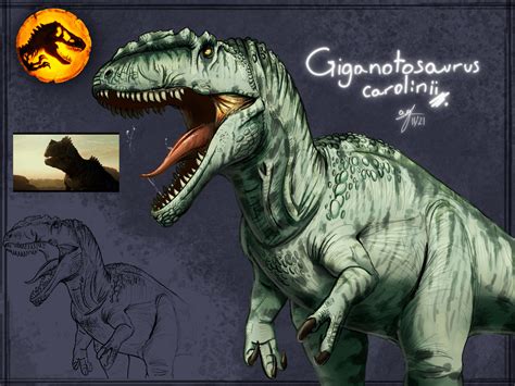 Artstation Jurassic World Dominion Giganotosaurus Remake