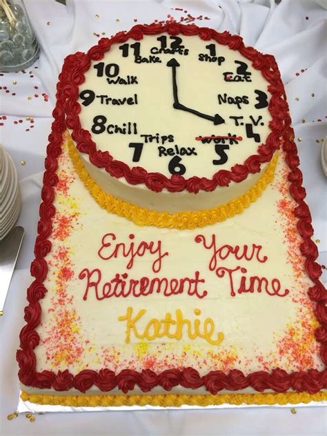 Cake craft world is the uk's leading cake decorating and sugarcraft store. Elegant Retirement Cake / Retirement Cupcake Toppers ...